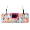 POPETPOP Plush and Linen Hanging Hamster Set with Tunnel view 1