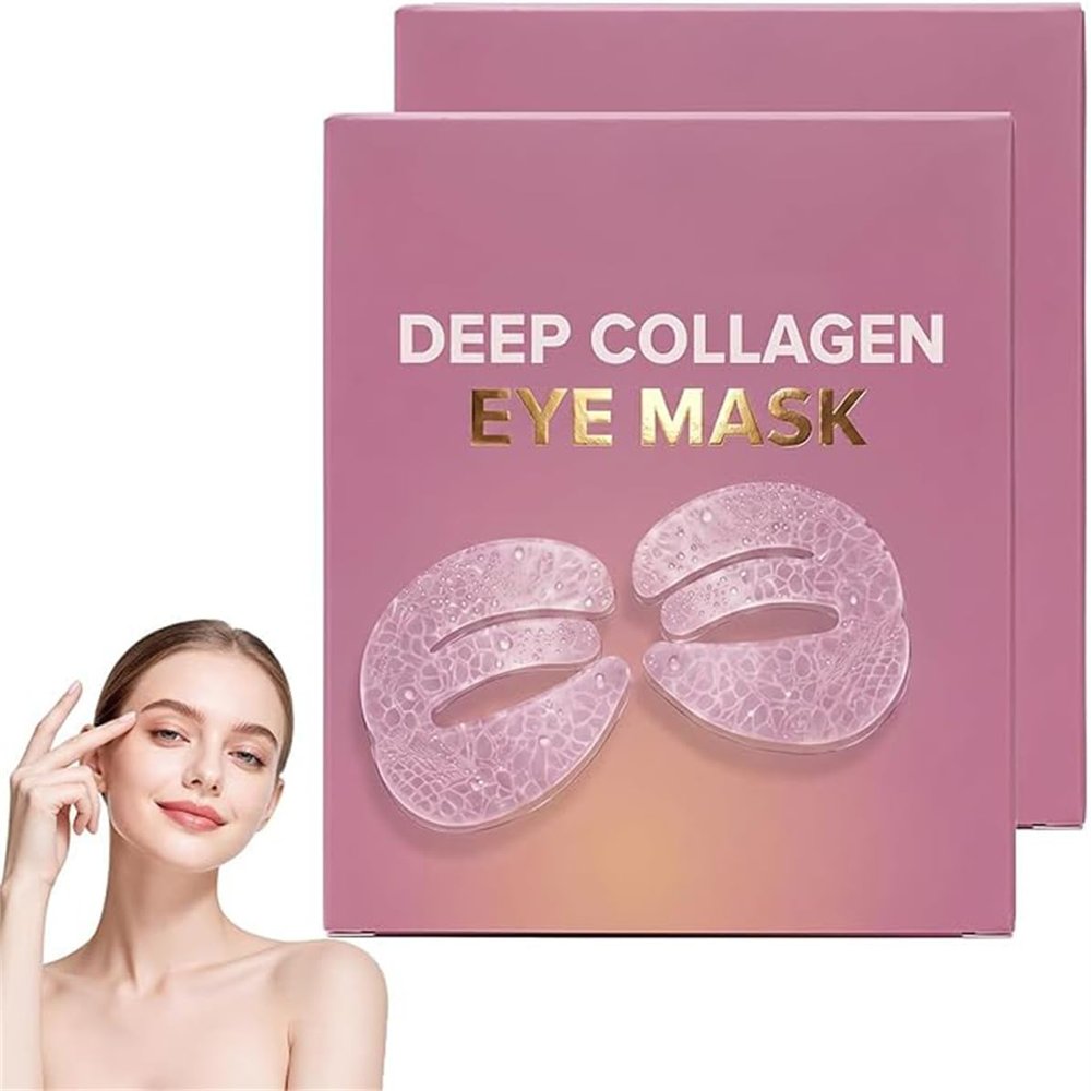 2026 Collagen Peptide Eye Masks, 360° Fit, for Fine Lines & Dark Circles, 2 Boxes