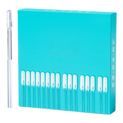 Earwax Removal Tool - 24 Reusable Sticky Earplugs with Washable Resin Tips