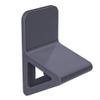 No-Drill Wall-Mounted Shower Footrest with Anti-Slip Surface, White view 2