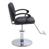 Adjustable 360° Swivel Barber Chair for Salon and Home, Black view 4