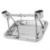 GANCEI Stainless Steel Bird Perch with Removable Tray, 31 x 21 cm view 3