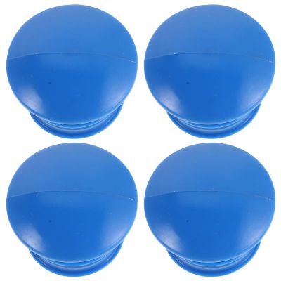 Gatuida 4-Piece Water Stoppers for Cleaning Carts, Blue Plastic, Easy to Install and Crack-Resistant