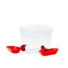 APGLSXY Automatic Pet Water Dispenser with Dual Bowls view 2