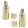 15 mL Gold Plastic Airless Pump Bottles, 2-Pack view 1
