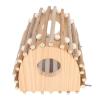 Huairdum Wooden Bird Climbing Ladder with Double-Hole House view 3