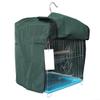 Square Bird Cage Cover with Heat Retention and Light Blocking (Green) view 4