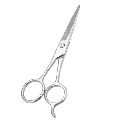 MAGICLULU Stainless Steel Beard Grooming Scissors for Men, Silver