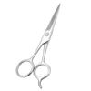 MAGICLULU Stainless Steel Beard Grooming Scissors for Men, Silver view 1