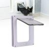 Vvikizy Magnetic Pet Door Set with Sturdy Frame, Easy Installation for Small Pets, Indoor and Outdoor Use (White) view 2
