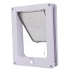 Vvikizy Magnetic Pet Door Set with Sturdy Frame, Easy Installation for Small Pets, Indoor and Outdoor Use (White) view 4