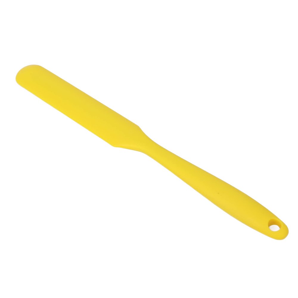 Srliya High-Temperature-Resistant Reusable Silicone Spatula, Wax Applicator for Salon Professionals (Yellow)