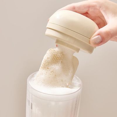 Electric Facial Cleanser Foaming Dispenser, Marshmallow-Like Foam