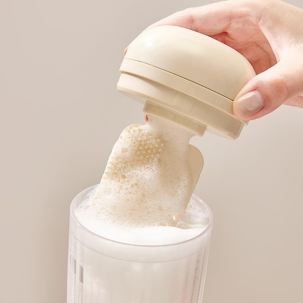 Electric Facial Cleanser Foaming Dispenser, Marshmallow-Like Foam