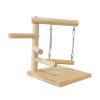 QUILSTM Portable Bird Play Stand, Tabletop Parrot Perch, Style B view 1