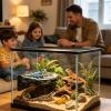 Magnetic Floating Reptile Platform for Terrariums view 2