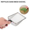 Hemobllo 1-Piece Stainless Steel Sand Cleaner for Reptiles with Fine Sieve and Ergonomic Handle view 4