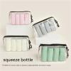 ZHSOAO 6-Piece Travel Bottle Set for Shampoo, Lotion and Cream, Gray view 2