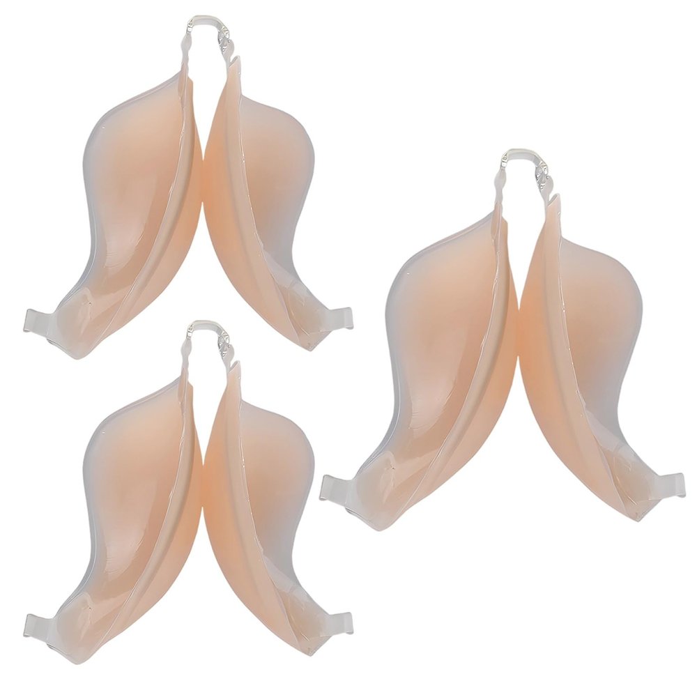 Invisible Silicone Breast Pasties, Women's Breast Covers, Underwire Bra