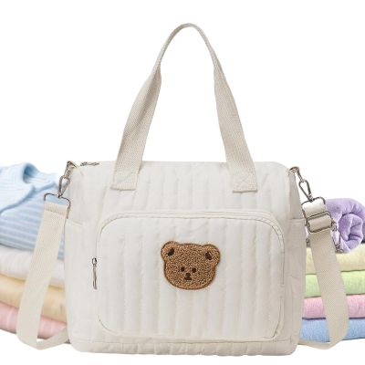 Diaper Tote Bag with Adjustable Shoulder Strap
