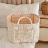 Rose Small Flower Broken Storage Basket, Fabric Home Storage Basket, Hand-Carry for the Car (Style 2) view 3