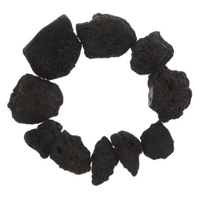 YOSADIER Black Volcanic Heating Stones, 800 g, for Steam Baths and Home Spa