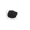 YOSADIER Black Volcanic Heating Stones, 800 g, for Steam Baths and Home Spa view 2