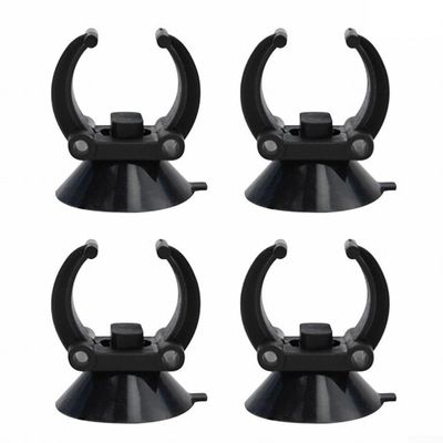 Rubber Suction Cup Clips for Aquarium Equipment (4 Pack)
