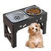 Elevated Dog Bowl, Height-Adjustable, Leak-Proof Water Dispenser view 1