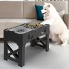 Elevated Dog Bowl, Height-Adjustable, Leak-Proof Water Dispenser view 2
