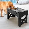 Elevated Dog Bowl, Height-Adjustable, Leak-Proof Water Dispenser view 3