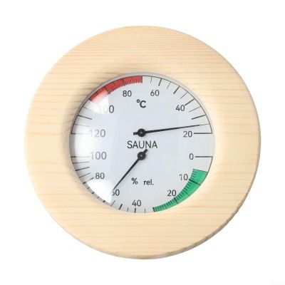 Digital Sauna Thermometer and Hygrometer for Continuous Environmental Monitoring in Steam Rooms