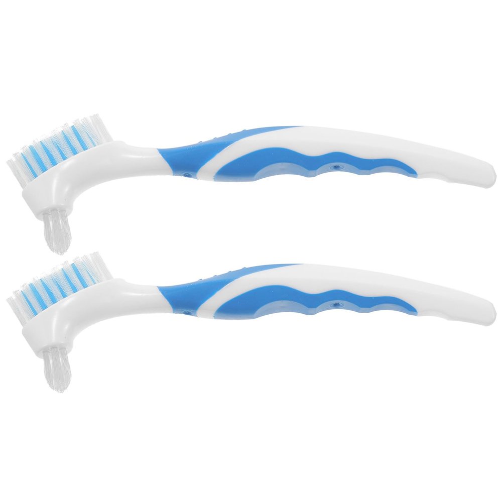 ibasenice Portable Plastic Cleaning Brushes, 2-Pack, for Turtle Shell Crevices