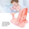 Asixxsix Baby Bath Seat, Car-Shaped TPE Seat with 4 Suction Cups, Pink view 2