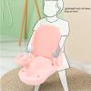 Asixxsix Baby Bath Seat, Car-Shaped TPE Seat with 4 Suction Cups, Pink view 4