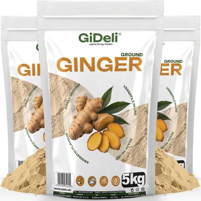 GiDeli Ground Ginger Powder 15 kg, 3 Bags