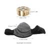ADOCARN Portable Velvet-Covered Moxibustion Brass Heat Box with Adjustable Straps view 2