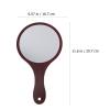 ibasenice Makeup Mirror for Women with Wooden Handle view 2