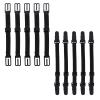 Abaodam 10-Pack Black Adjustable Dacron Ear Loop Extenders view 1