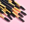 Double-Ended Eyebrow Brush with Spiral Spoolie, 12-Pack, Gold view 4