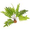 KJHBV Realistic Plastic Reptile Hiding Plant with Weighted Base view 1