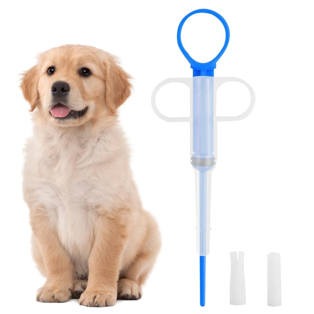 Dqsgiqe Dog Pill Dispenser - Leak-Proof Feeding Aid for Pets
