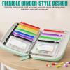 A8 Waterproof Pill Organizer, 7-Day, with 14 Color-Coded Pouches, Blue view 3
