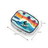 Square Pill Box with Hawaiian Surfer Design view 3