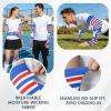 Quick-Drying Cooling Compression Arm Sleeves for Men and Women, Stretchy, Star-Stripe Pattern view 4