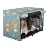 KAAVIYO Cute Lion Hearts Flower Dog and Cat Crate Cover, Waterproof Pet Crate Cover for Indoor and Outdoor Use view 2