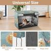 KAAVIYO Cute Lion Hearts Flower Dog and Cat Crate Cover, Waterproof Pet Crate Cover for Indoor and Outdoor Use view 4
