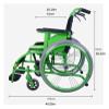 Foldable, Portable Self-Propelled Wheelchair view 2
