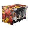 KAAVIYO Watercolor Basketball Art Dog and Cat Crate Cover, Waterproof Pet Crate Cover for Indoor and Outdoor Use view 2
