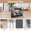 KAAVIYO Black and White Marble-Pattern Waterproof Dog and Cat Crate Cover view 4
